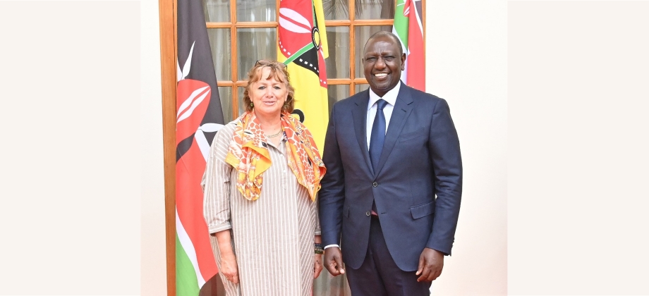 Embajadora Mónica de Greiff Lindo termina funciones en Kenia con emotiva despedida ante el Presidente William Samoei Ruto