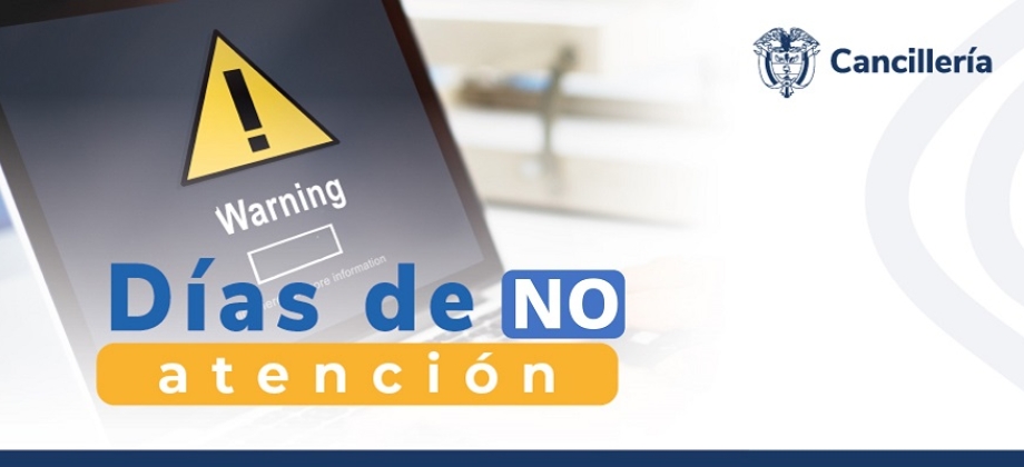 La Embajada y el Consulado de Colombia en Kenia informan que no tendrán atención al público el 10 de abril de 2024, con motivo de la celebración de Eid Al Fitr