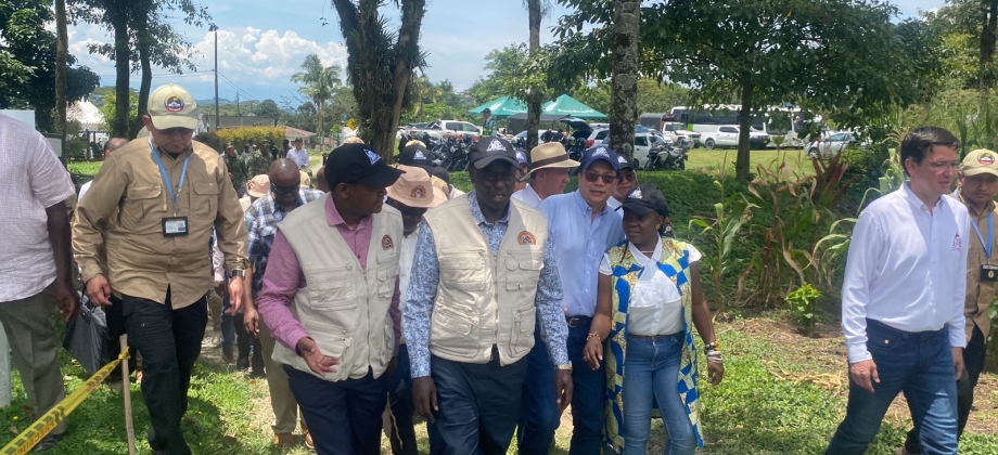 Vicepresidente de Kenia visitó el municipio de Chinchiná, Caldas