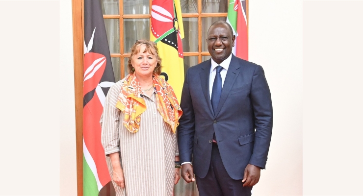 Embajadora Mónica de Greiff Lindo termina funciones en Kenia con emotiva despedida ante el Presidente William Samoei Ruto